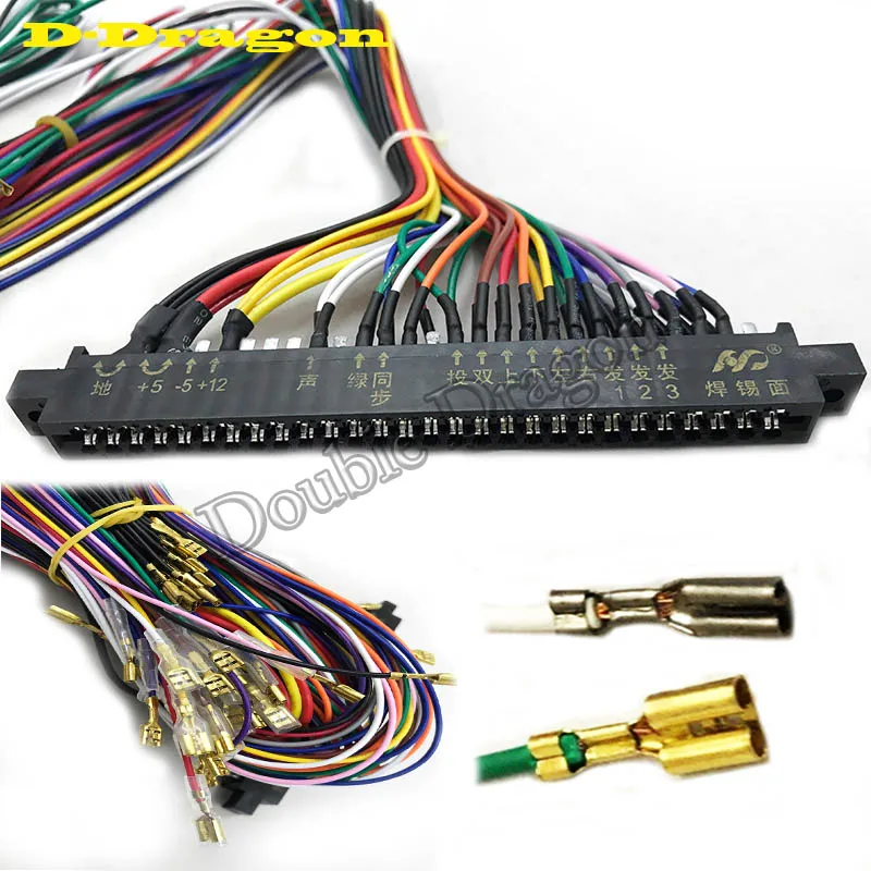 28Pin Аркада JAMMA провода жгута 5/12V проводки для ящик Пандоры 5 коробкой Пандора