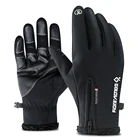 2021 Зимние перчатки для мужчин ветрозащитные Плюс флисовые теплые велосипедные перчатки от холода на открытом воздухе Нескользящие лыжные перчатки для спорта