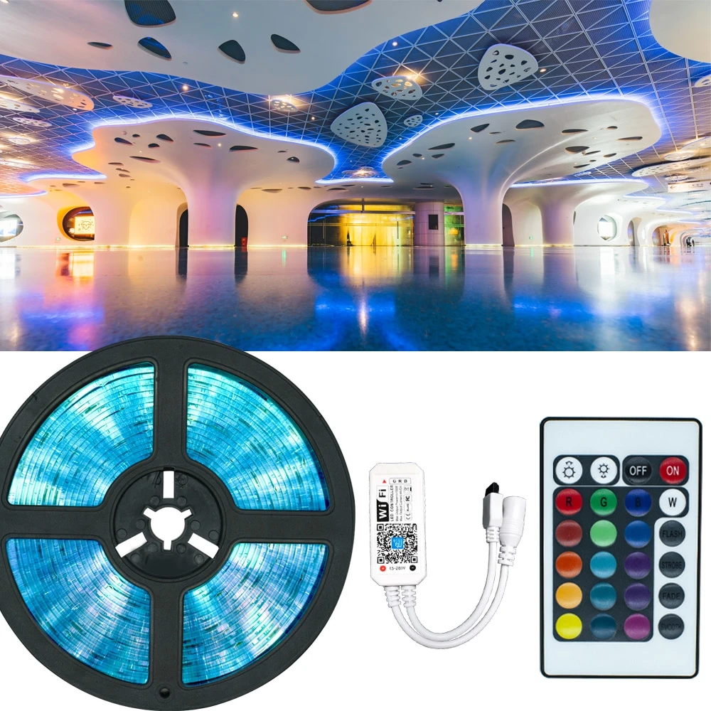 

Bluetooth 20M LED Strip Light RGB 5050 Lights Music Sync Color Changing, App Controlled LED Lights Rope Lights living room decor