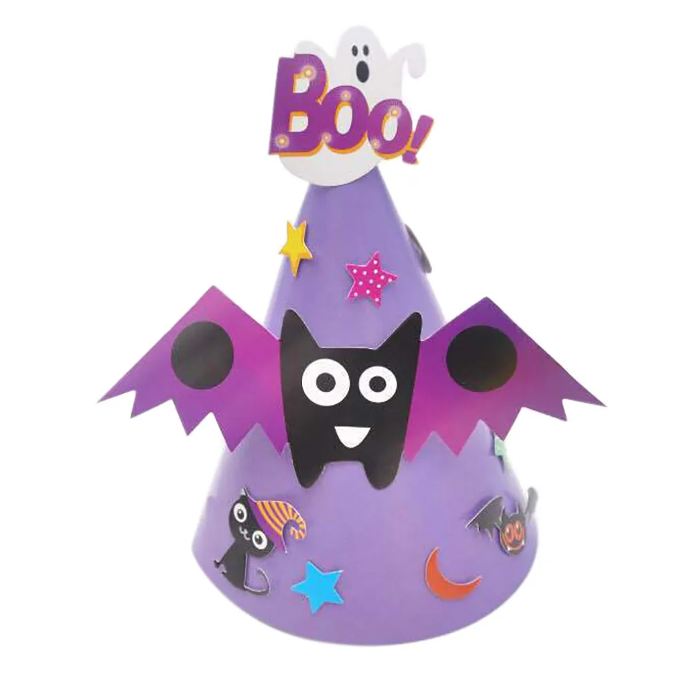 1 шт. модный костюм ведьмы с острым принтом вечерние шапки для женщин и мужчин