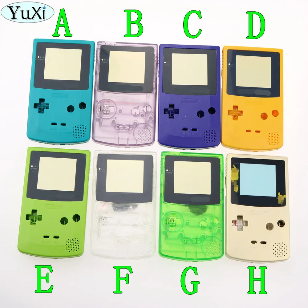 Новый полный корпус YuXi чехол для Nintendo Gameboy цвет ремонта GBC упаковка|cover for|cover coverscover