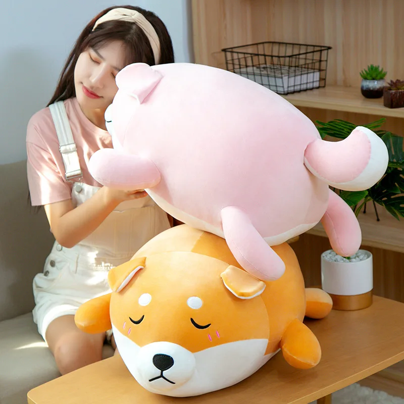 

30/50/70cm Fat Shiba Inu Dog Plush Toy Children Gift Soft Peluche Shiba Inu Plush Puppy Dog Pillow Stuffed Toy Baby Plushie Doll