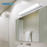 luckyled modern led wall lamp bathroom light fixtures 8w 42cm 12w 56cm ac220v 110v waterproof led vanity light sconce wall light