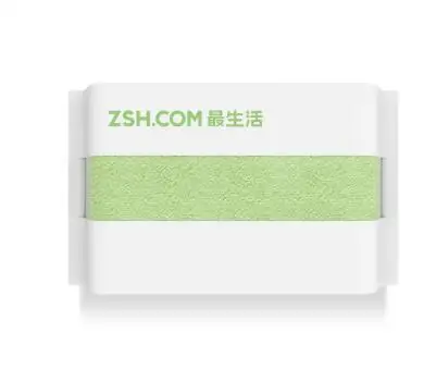 green Xiaomi ZSH полиэфирное антибактериальное полотенце Young Series хлопок 5 цветов высоко половик полотенце для лица - Цвет: green