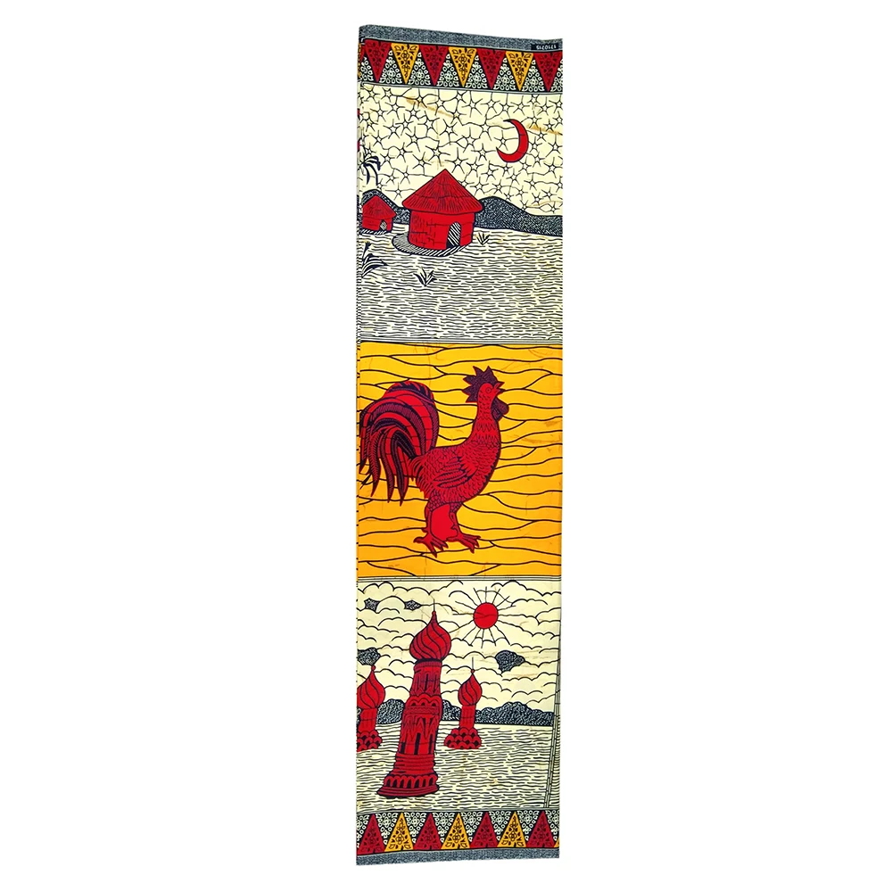 2019 Новое поступление африканская ткань с принтом петуха Нигерия Анкара 100%