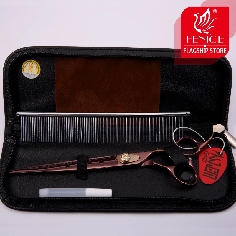 Профессиональные ножницы для груминга собак Fenice 7 0/7 5/8 0 дюймов JP440C резки