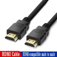 hdmi compatible cable video cables gold plated 1 4 4k 1080p 3d cable for hdtv splitter switcher 0 3m 1m 1 5m hdmi to hdmi cable
