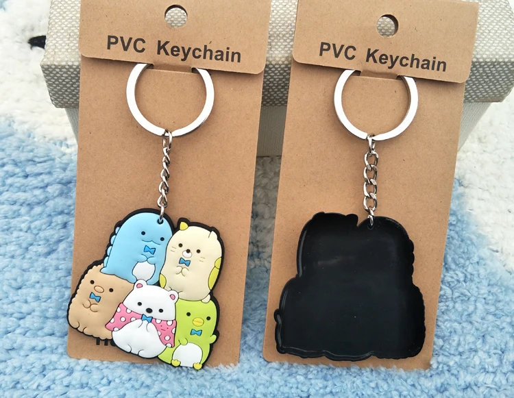 COSANER Sumikko gurashi популярный аниме-брелок для ключей брелок из ПВХ подарок на день
