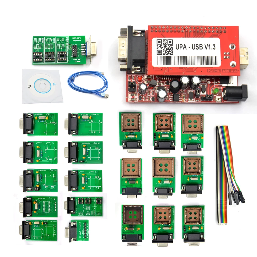 Высокое качество UPA-USB V1.3 Основной блок ECU Чип Tunning UPA USB с 1 3 eeprom адаптер программист