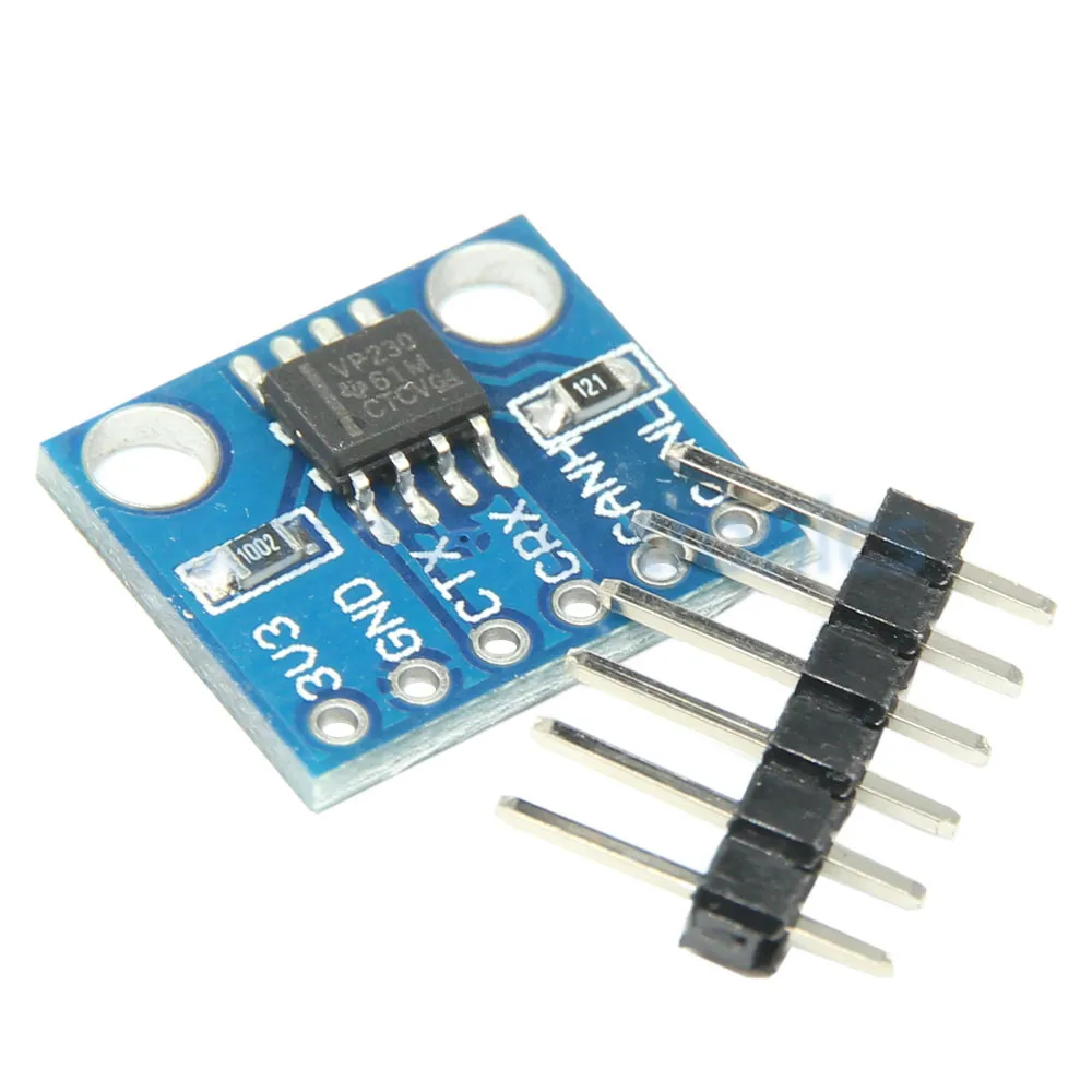 

SN65HVD230 CAN Bus Transceiver Communication Module Thermal Protection Slope Control Logic for Arduino Controller Board