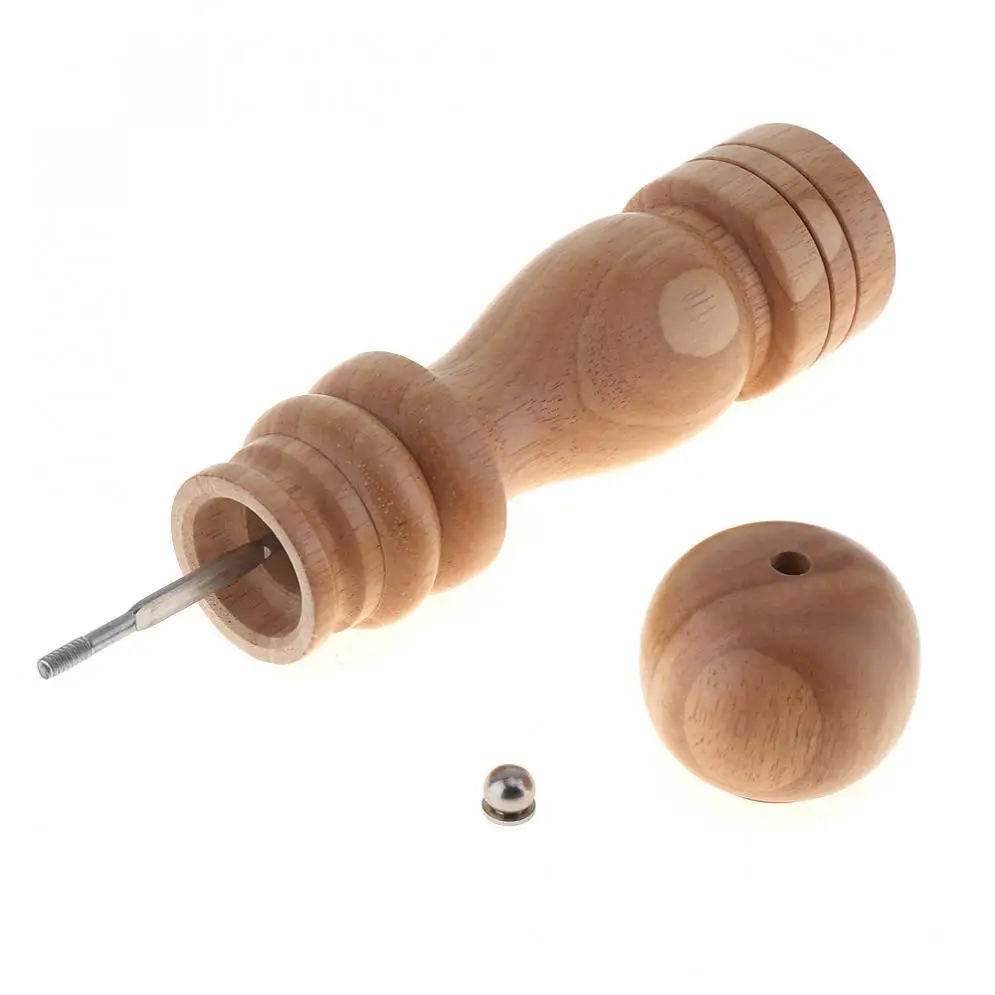8 InchWooden соль мельница для перца мельницы специй движением руки дерево с Керамика