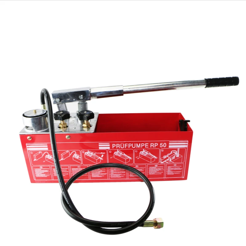 

50KG manual pressure test pump ppr tap water pipeline valve pressure machine for pipeline pressure vessel irrigation firefighter