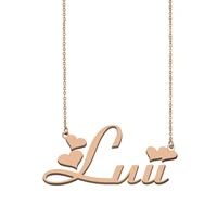luii name necklace custom name necklace for women girls best friends birthday wedding christmas mother days gift