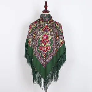 Одеяло квадратное в стиле ретро для женщин, 140x140 см