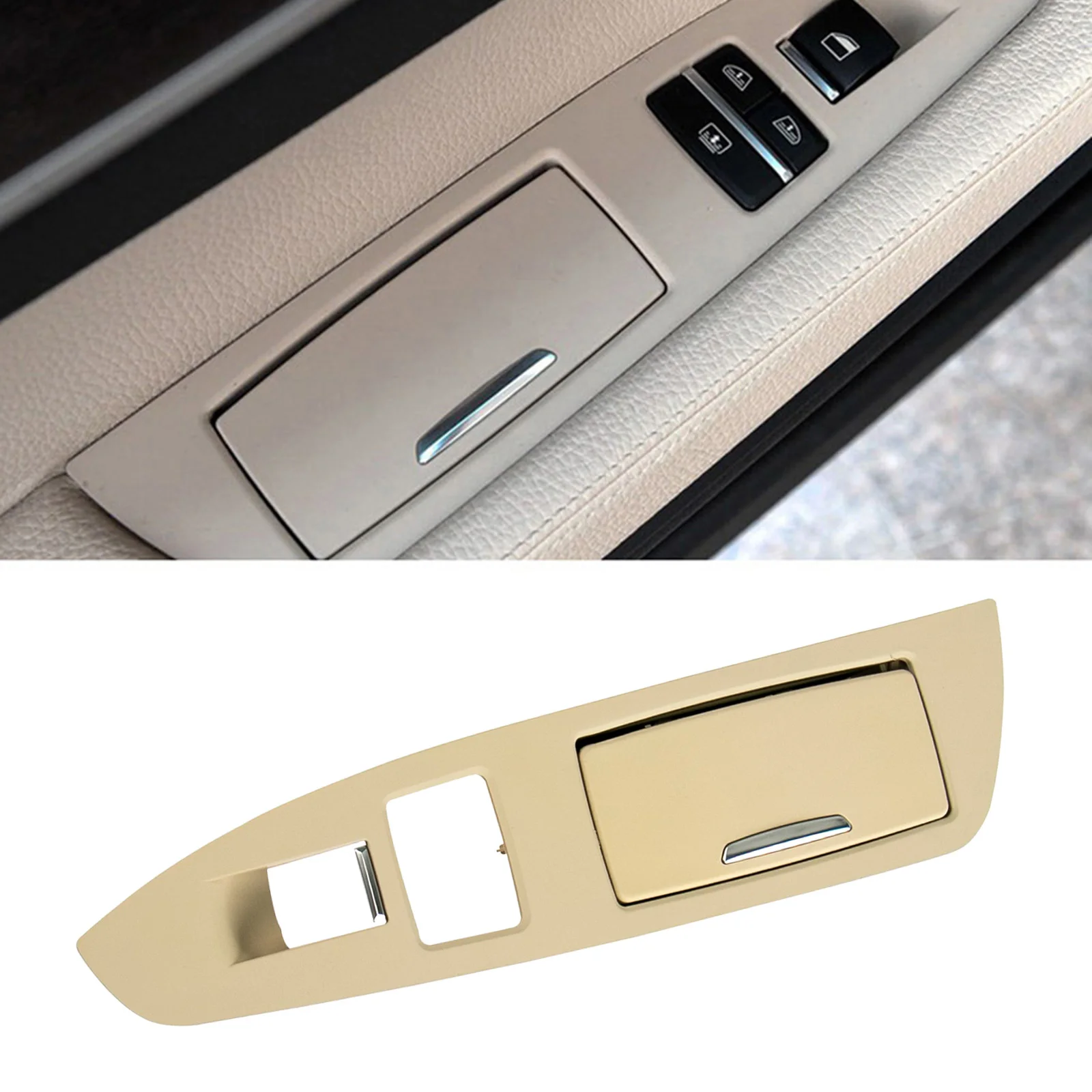 

Handle Door Ashtray Assemly Rear Door for BMW 7 Series F01 F02 09-17 Replace