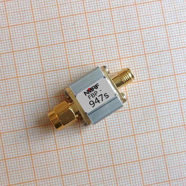 

947 (935-960) MHz GSM900 dedicated saw bandpass filter, 25MHz bandwidth, SMA interface