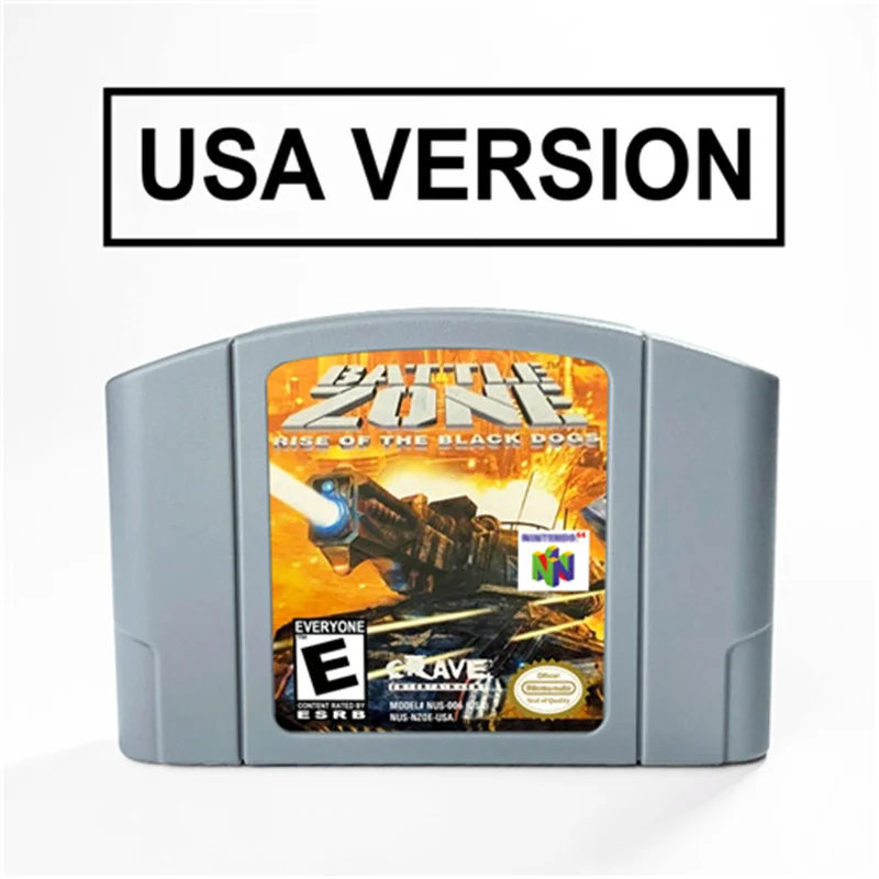

Battlezone Rise of the Black Dogs For 64 Bit Video Game Cartridge USA Version NTSC Format