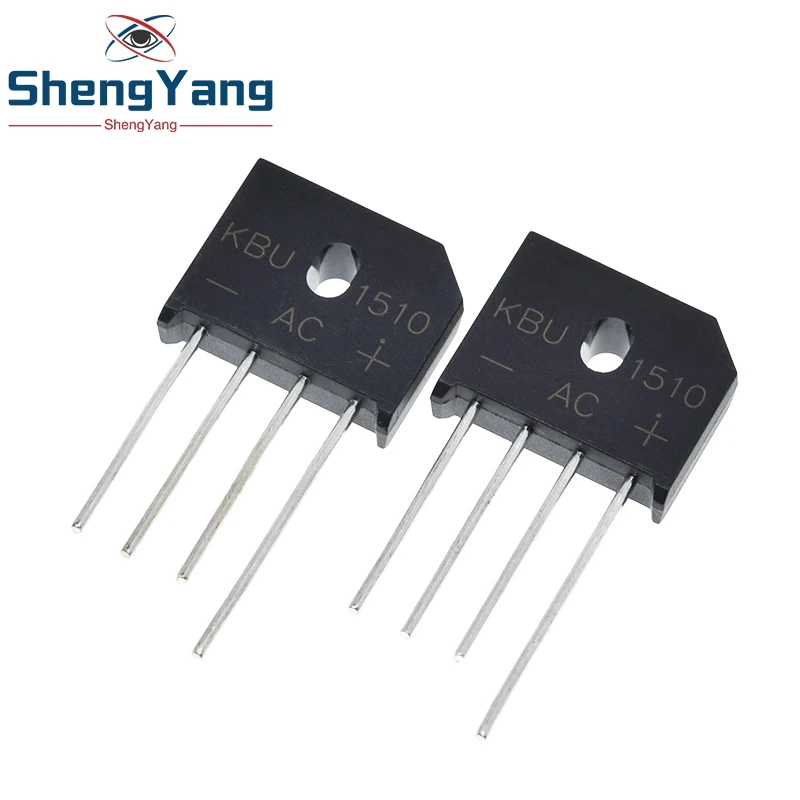 5 шт./партия, Диодные мосты KBU1510 DIP KBU-1510 15A 1000V