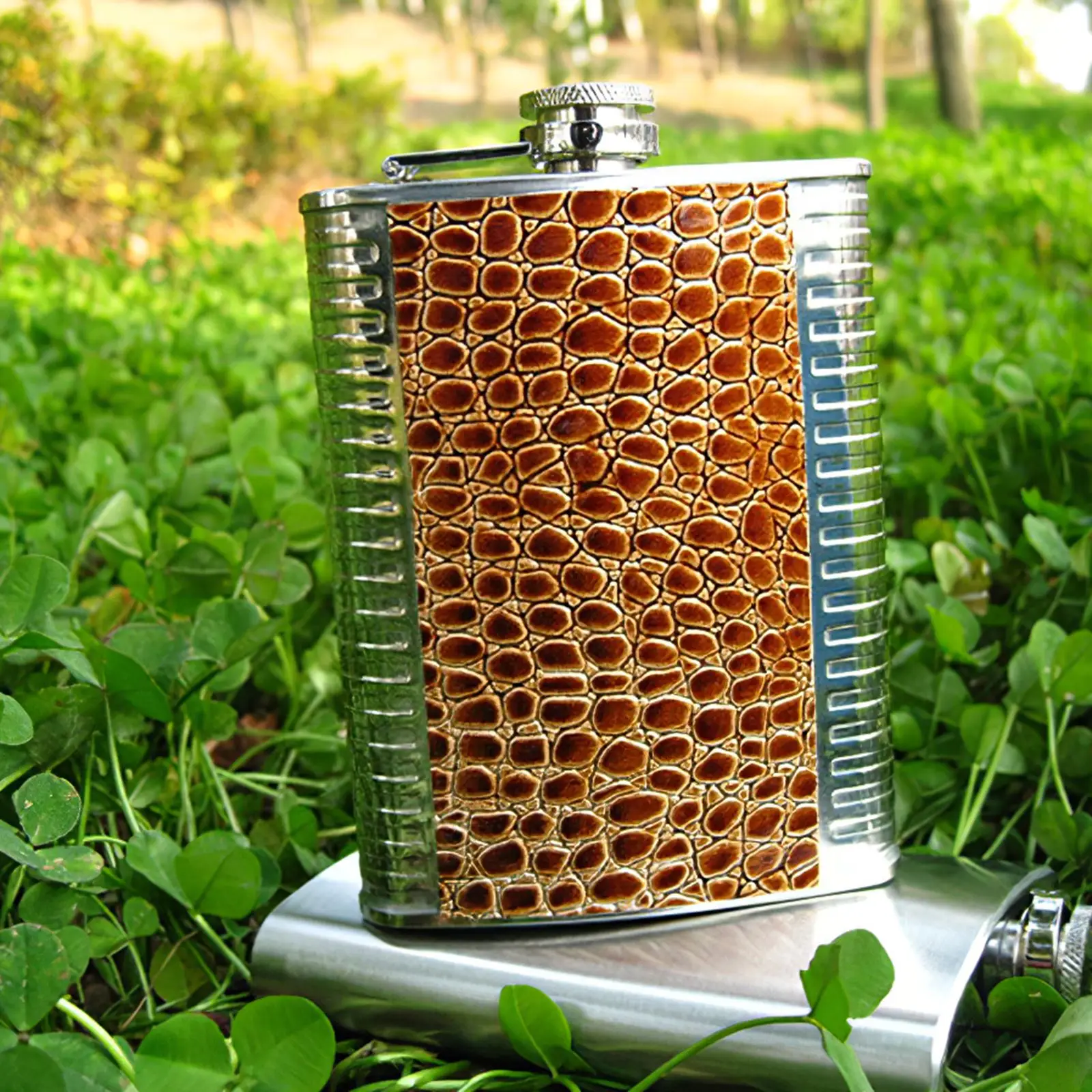 

8 Oz Hip Flask With Funnel Portable Whisky Wine Pot Creative Stainless Steel Flagon For Whiskey Liquor Personalized Men Gift