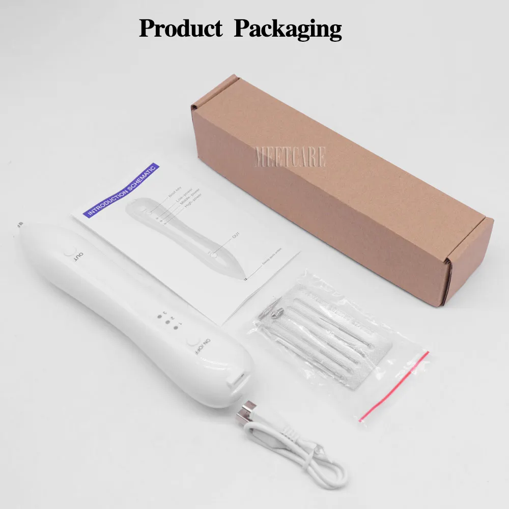 

MEETCARE Laser Freckle Removal Machine Skin Mole Dark Spot Remover Face Wart Tag Body Nevus Tattoo Granulation Remove Pen Beauty