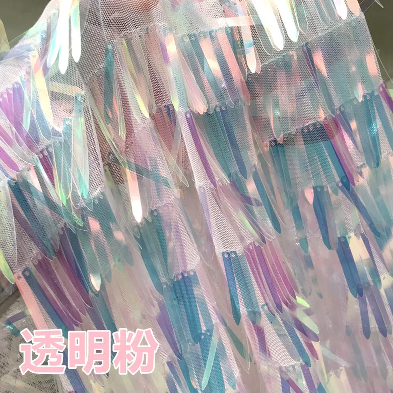 Большая блестка вышивка кисточка ткань дизайнер сделай сам шитье женское платье