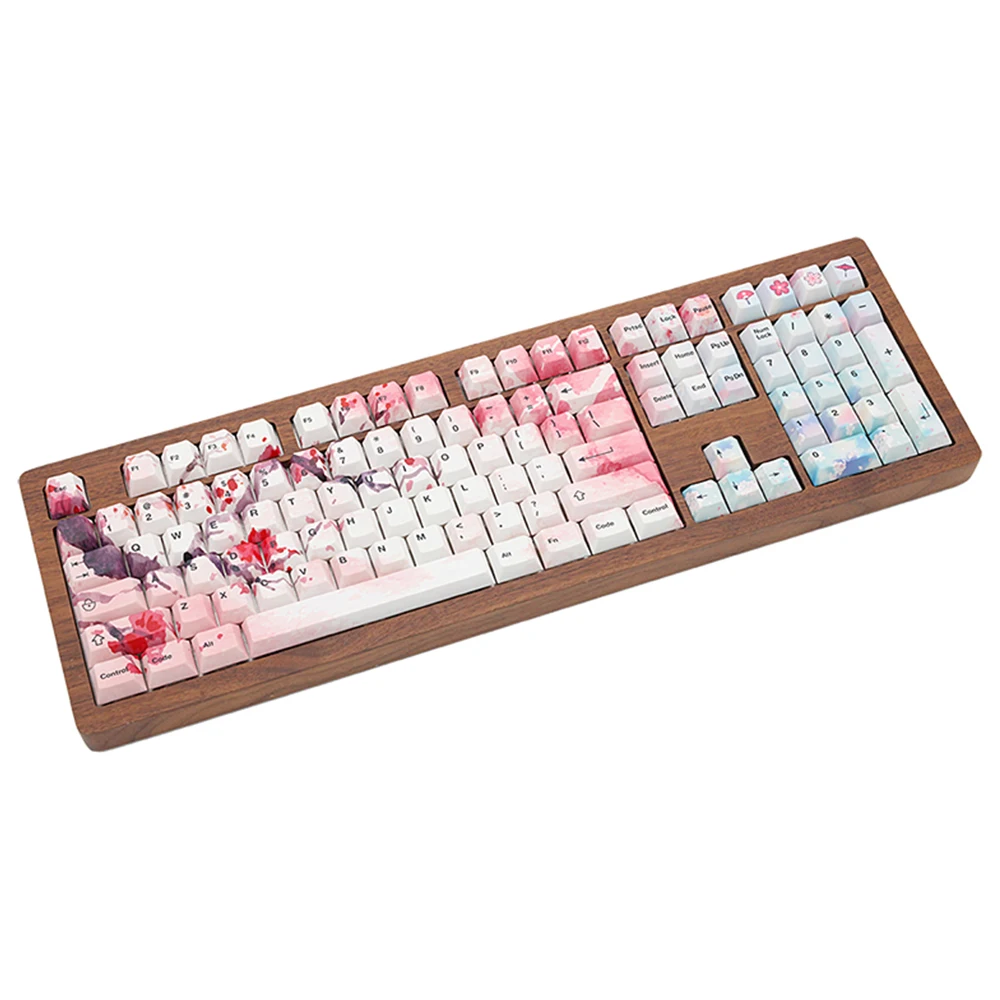 Крышка ключа PBT Cherry Blossom оригинальный Profil для 60 87 104 108 клавиш механическая