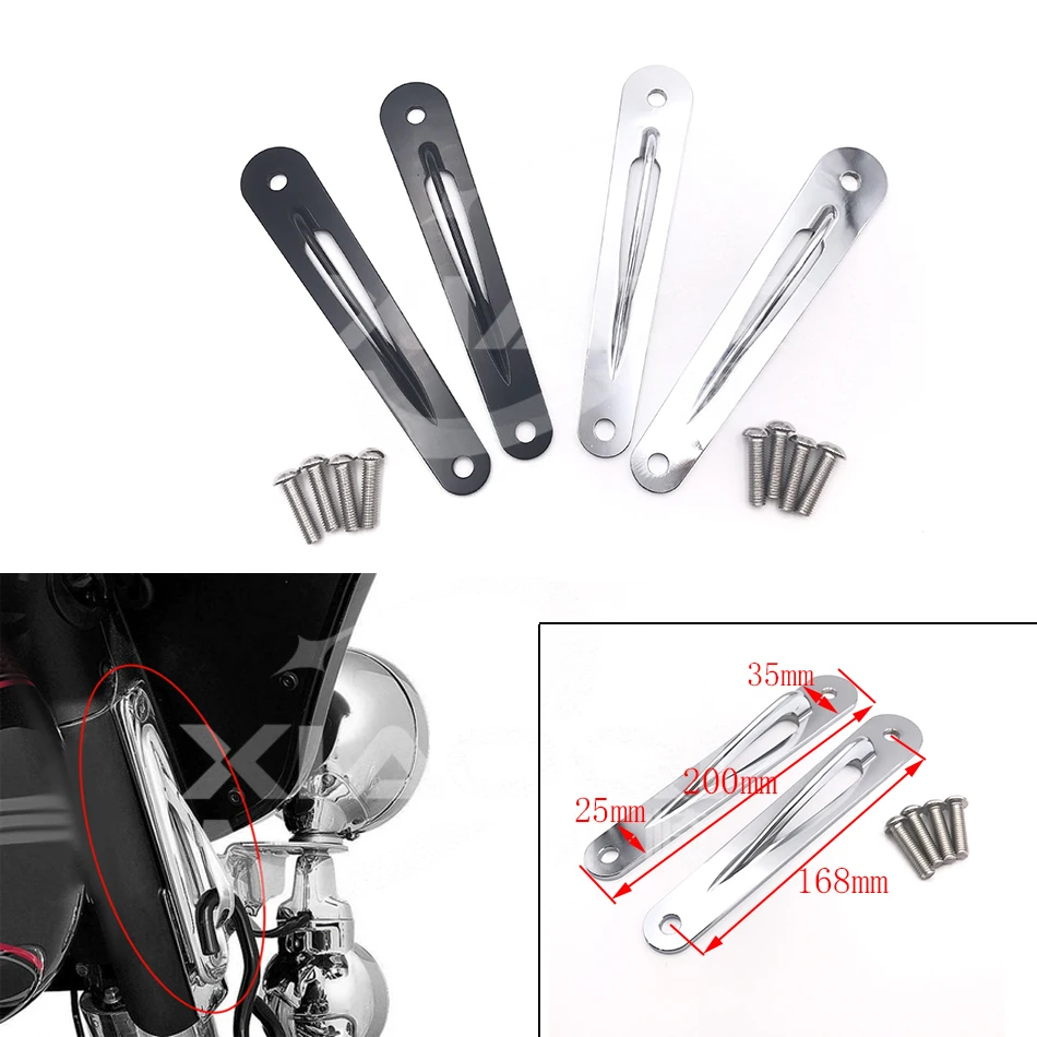 Хромированные и черные детали мотоцикла каплевидные Кронштейны под заказ для