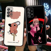 chainsaw man phone case hull for samsung galaxy a70 a50 a51 a71 a52 a40 a30 a31 a90 a20e 5g a20s black shell art cell cove