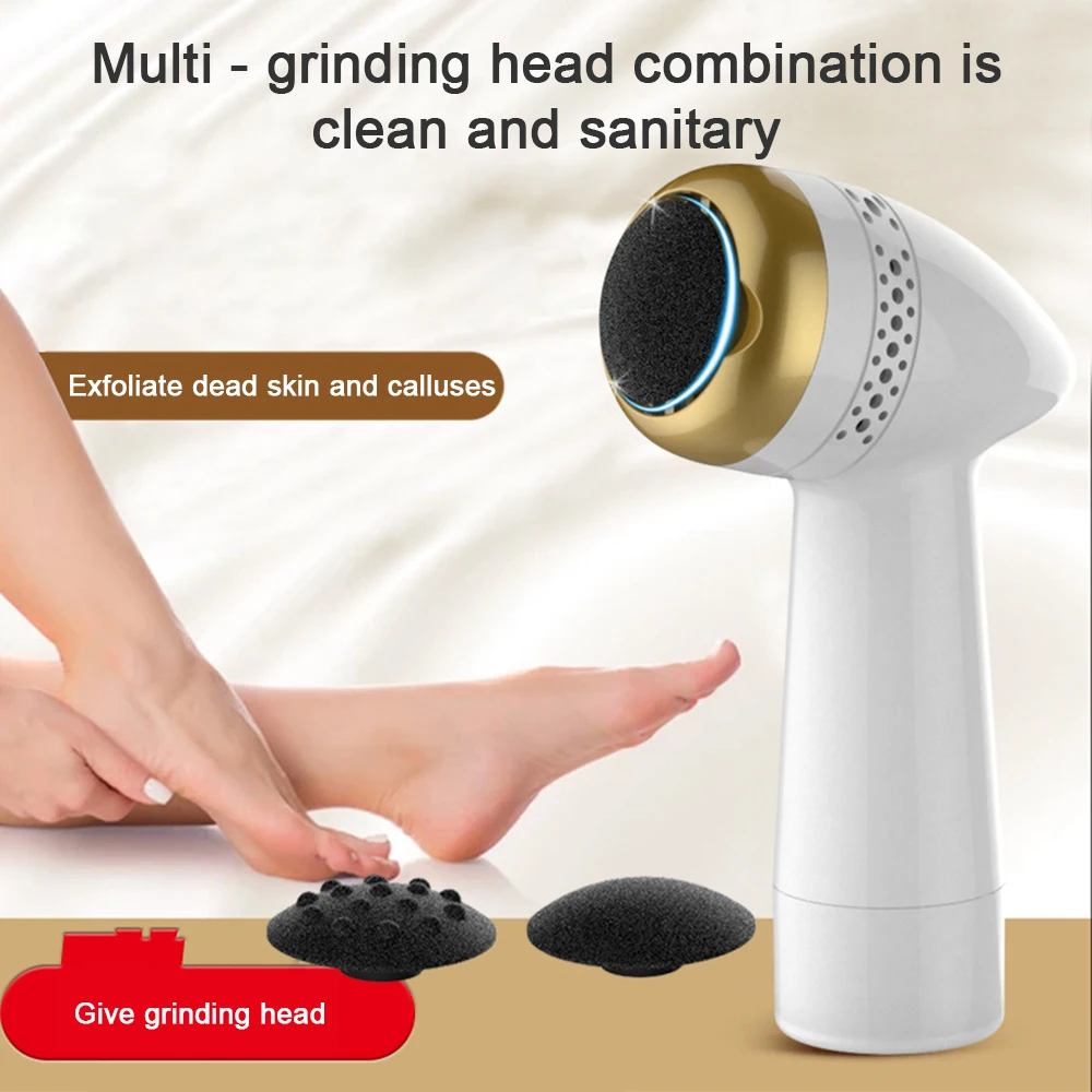

New Electric Foot Files Vacuum Pedicure Tools Dead Skin Callus Remover USB Foot Grinde Absorbing Machine Portable Foot Care Tool