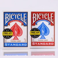 bicycle rider back standard index playing cards redblue deck 808 sealed poker card games magic tricks props