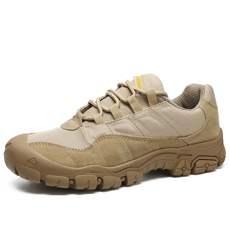 

Brand Men Military Boots Outdoor Hiking boots Non-slip rubber Boots Tactical Desert Combat Boots Army Work Shoes Men Sneakers