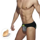 Купальник мужской с принтом, пикантный купальник с пуш-подкладкой, трусы для серфинга, пляжные шорты, плавки для купания, лето 2021