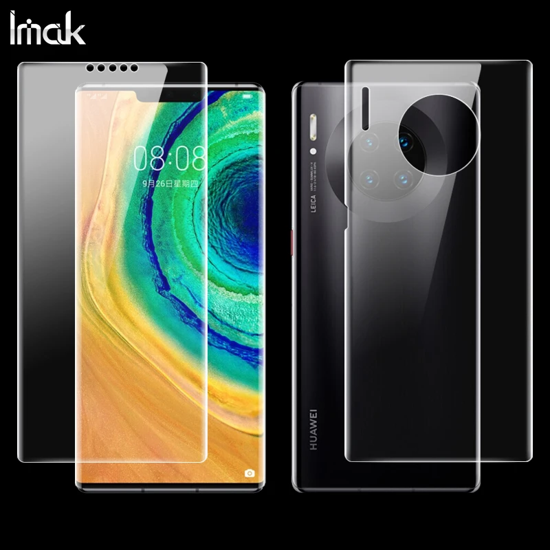 IMAK Для Huawei Mate 30 Pro защита для экрана гидрогель III 0 15 мм мягкая защитная пленка из