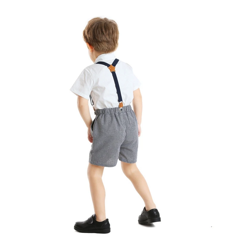 baby boy summer clothes set fashion wedding party kids clothing lovely 2020 new style boys infant t-shirt+pants |
