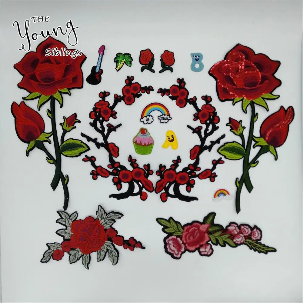 Модная стильная термоклейкая аппликация вышивка нашивки полоски значки сделай