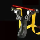 Мощный Рогатка c резиновой лентой охоты с плоской Рогатка c резиновой лентой Профессиональный быстрый лук для охоты