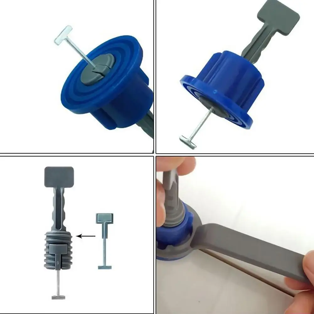 

50pcs/set Level Wedges Tile Spacers With Wrench For Flooring Tile Equalizer Reuse Wall Floor Clip Leveler Ceramic For Tile