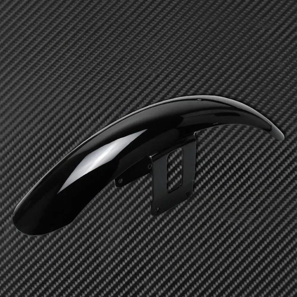 Брызговик переднее крыло мотоцикла глянцевый черный АБС пластик подходит для