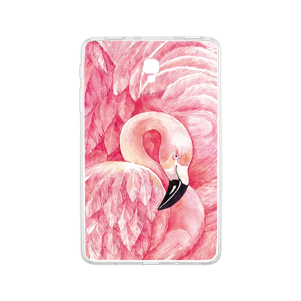 Мягкий с рисунком из ТПУ чехол для samsung Galaxy Tab A 10,5 SM-T590 SM-T595 10,5 дюймов версия окрашенная прозрачная на планшет крышка