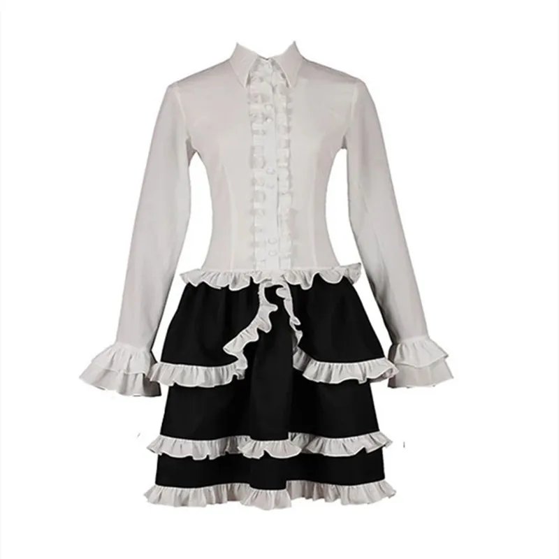 Платье DanganRonpa yasuhiro taeko женский костюм для косплея школьная одежда Celestia Ludenberg Gaming