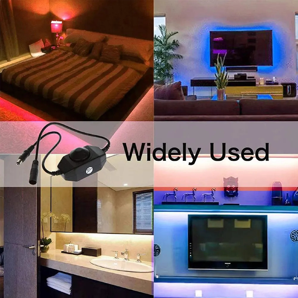 

3CPS LED Strip Light Controller Dimmer Switch Stepless Dimmable Light Modulator Lamp Line Dimmer Controller for Single Color