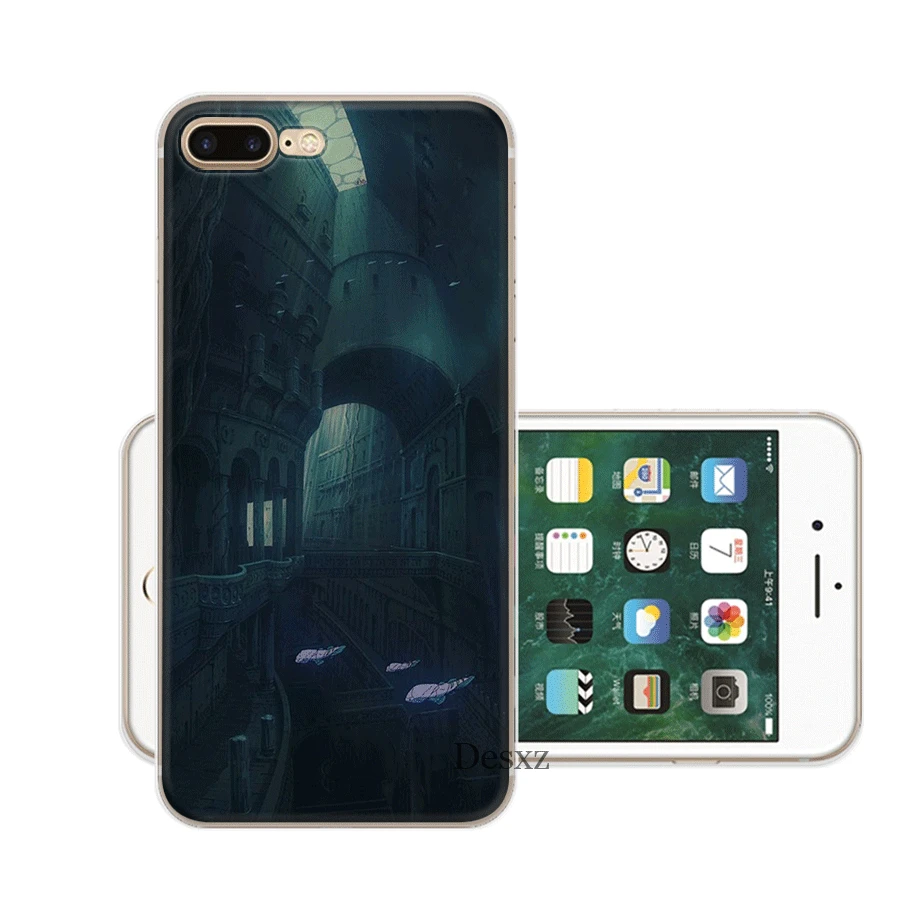 Мобильный телефон чехол для iPhone 11 Pro XR X XS Max 7 8 6 6s Plus 5 5S SE Laputa Castle In The Sky Shell |