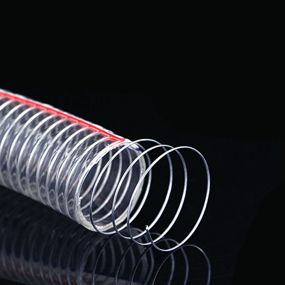 Прозрачный шланг из стальной проволоки устойчивый к высоким температурам