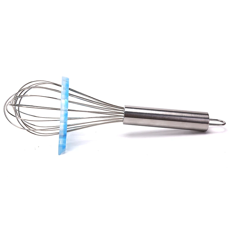 

1Pc or 2Pcs/Set Stainless Steel Whisk, Egg & Milk Beater, Silicone Handles,Whisk with Scraper