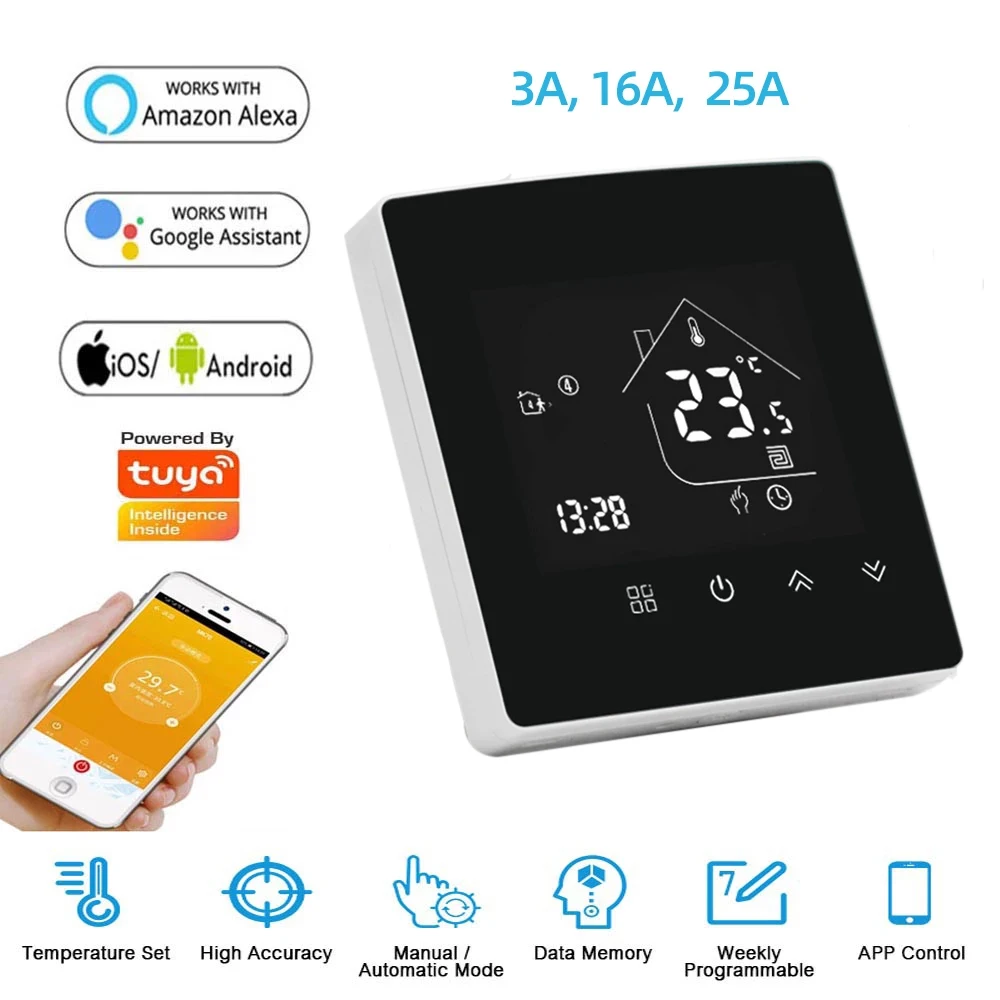 Умные термостаты с Wi Fi 3 А 16 25 А|Системы HVAC и запчасти| |