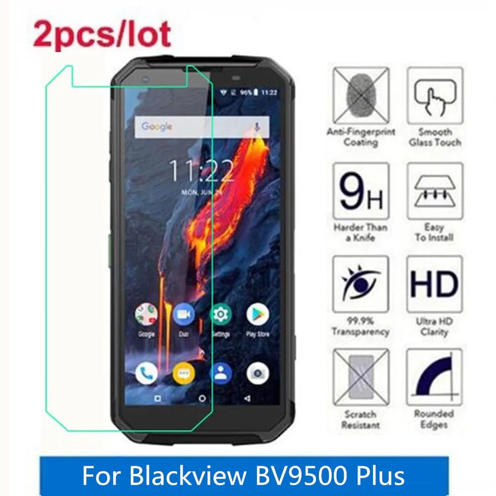 2 шт./лот для Blackview BV9500 Plus закаленное стекло 9H 2.5D Премиум Защитная пленка экрана