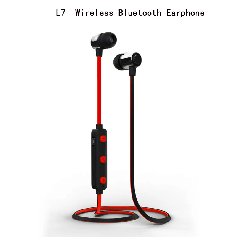 Bluetooth Earphone S8 беспроводные магнитные Bluetooth наушники Беспроводные спортивные наушники стерео Бас Наушники для прослушивания музыки с микрофоном гарнитура для xiaomi iphone - Цвет: Bluetooth Earphone