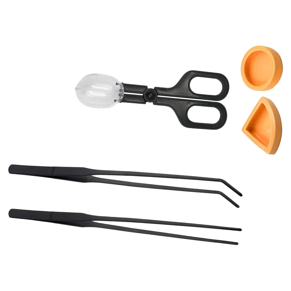 

Щипцы для кормления рептилий, пинцет для воды, чаша, жук, червь, паук, сталь, нержавеющая сталь, Tongscooper, кормушка для домашних животных, пласти...