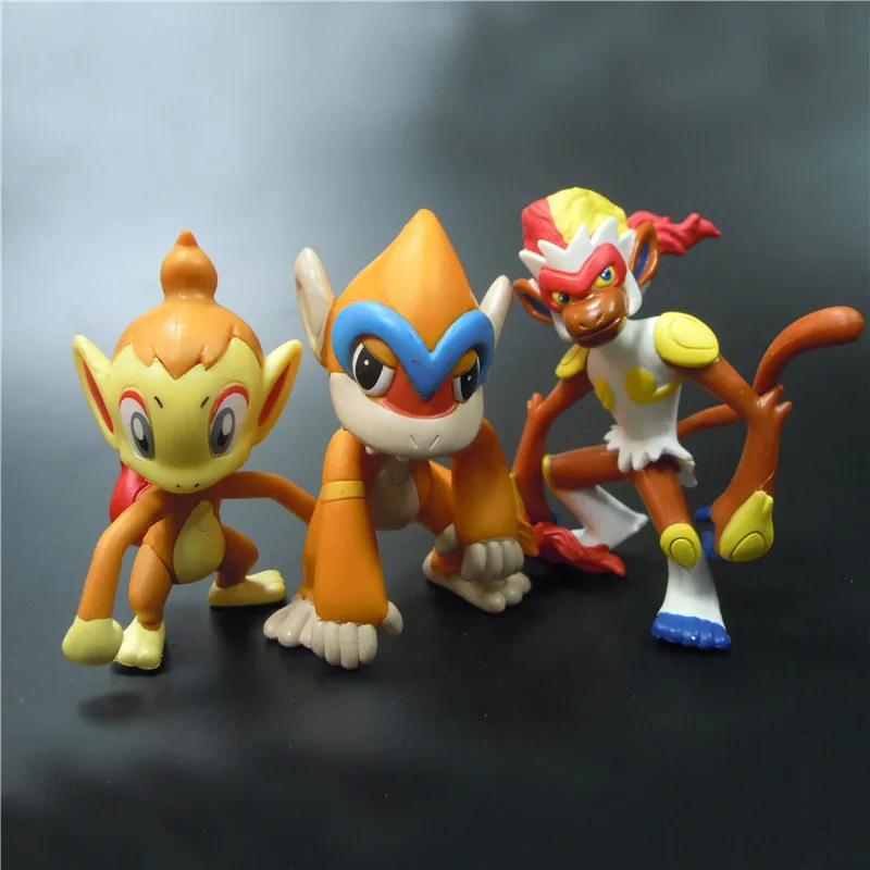 Takara Tomy Pokemon JAKKS Chimchar Monferno Infernape Mega Doll Prinplup экшн фигурка Empoleon Коллекционная модель