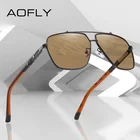 AOFLY поляризованные солнцезащитные очки мужские 2021 модные весенние шарнирные дизайнерские Роскошные Брендовые мужские солнцезащитные очки летний тренд пилота очки UV400